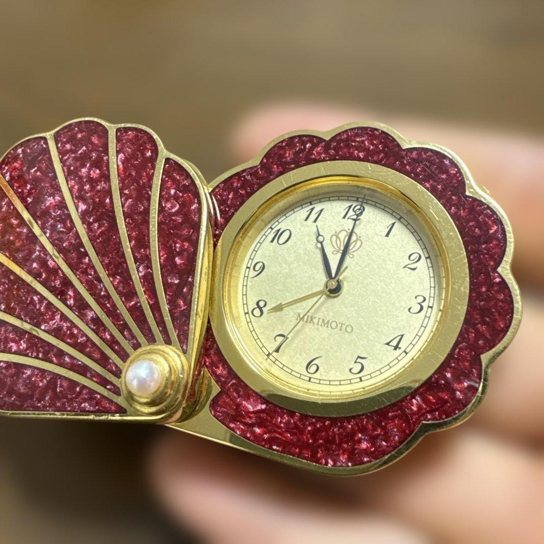 MIKIMOTO 貝殻型懐中時計