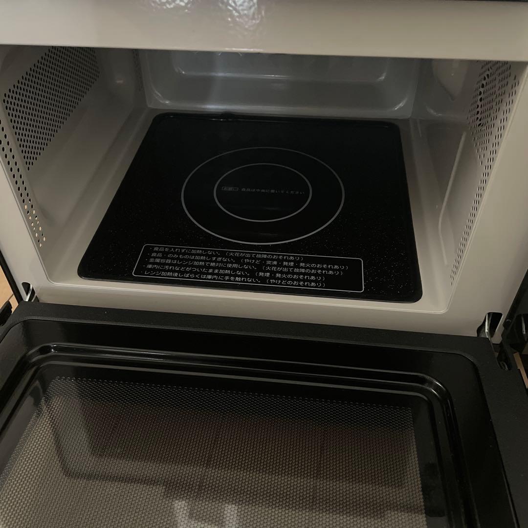 【美品】電子レンジ ブラック 縦開き IMB-FV1081 2022年製