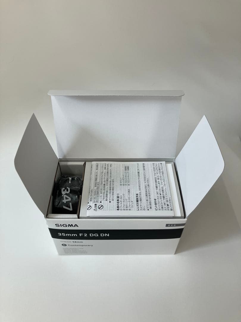 【美品】SIGMA 35mm F2 DG DN（Lマウント）
