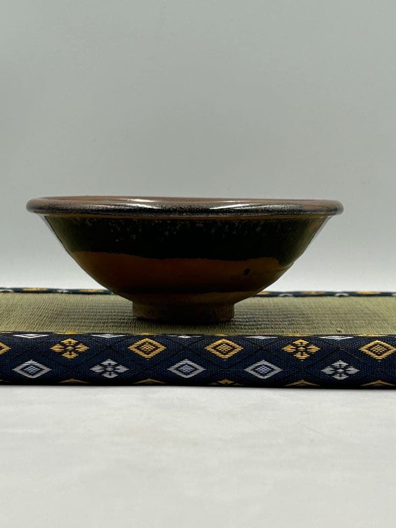 ★0055宋時代　磁州窯 黑釉碗 皿 ★天目茶碗 茶道具 茶器 中国美術