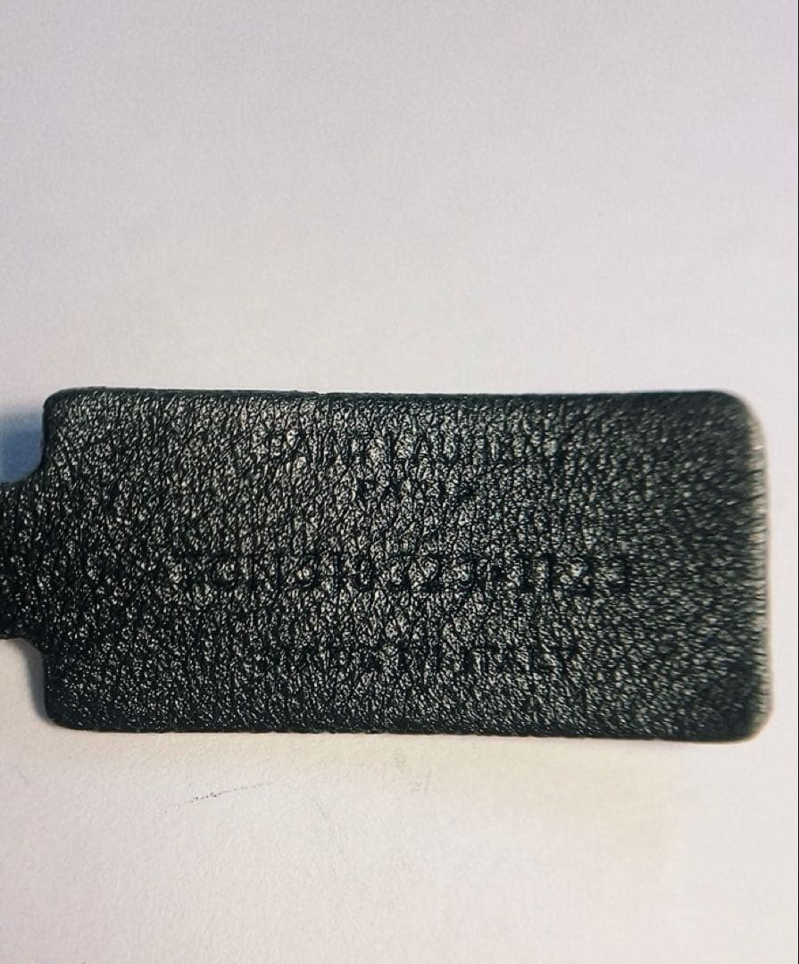 サンローラン　SAINT LAURENT キーホルダー　キーリング　黒　箱付き