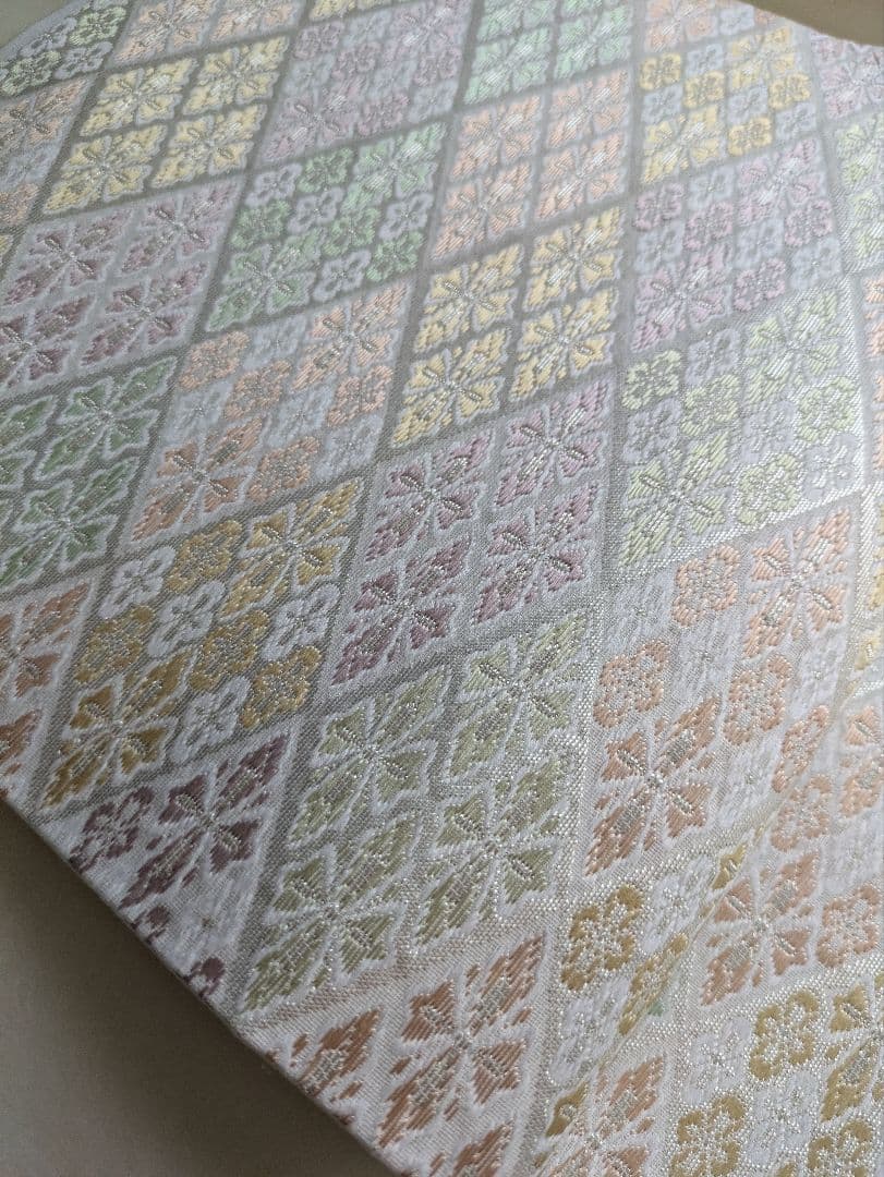 花*椿様 正絹西陣織佐々木織物花菱フォーマル袋帯