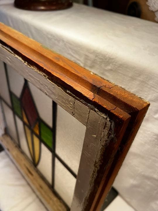 アンティーク　ステンドグラス