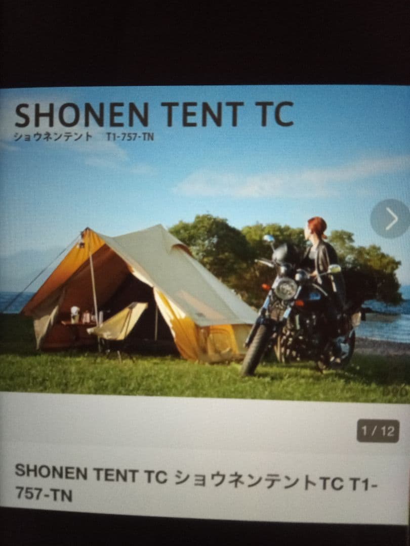 専用　DOD ショウネンテント TC BOY＆DOD へーキサタープセットです