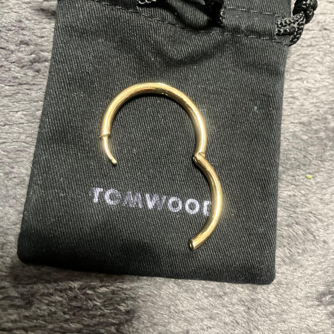 トムウッド　classic hoop large gold ピアス　金