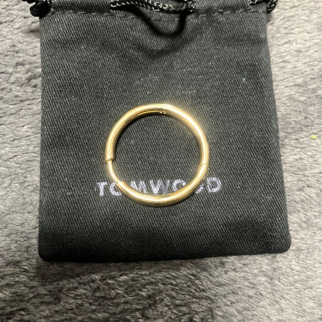 トムウッド　classic hoop large gold ピアス　金
