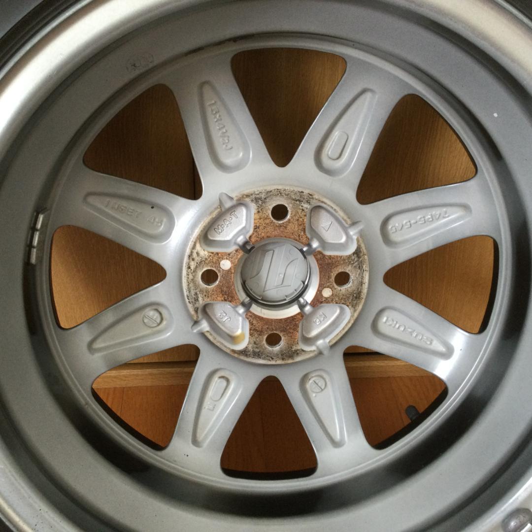 アルトターボRS★純正ポテンザ 165/55R15 75V 1本★中古美品①