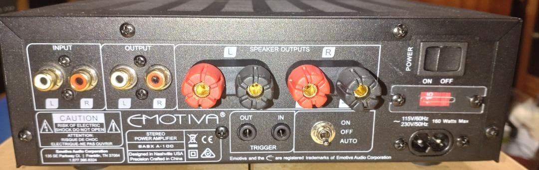 EMOTIVA BASX A-100 プリメインアンプ