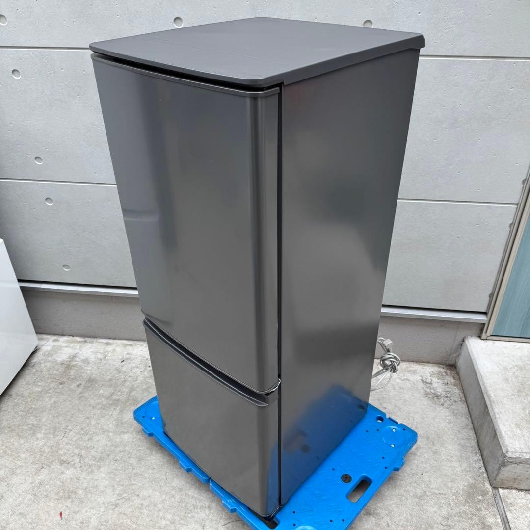 157⭐️2024年製美品★三菱電機　冷蔵庫　グレー　自動霜取り　一人暮らし