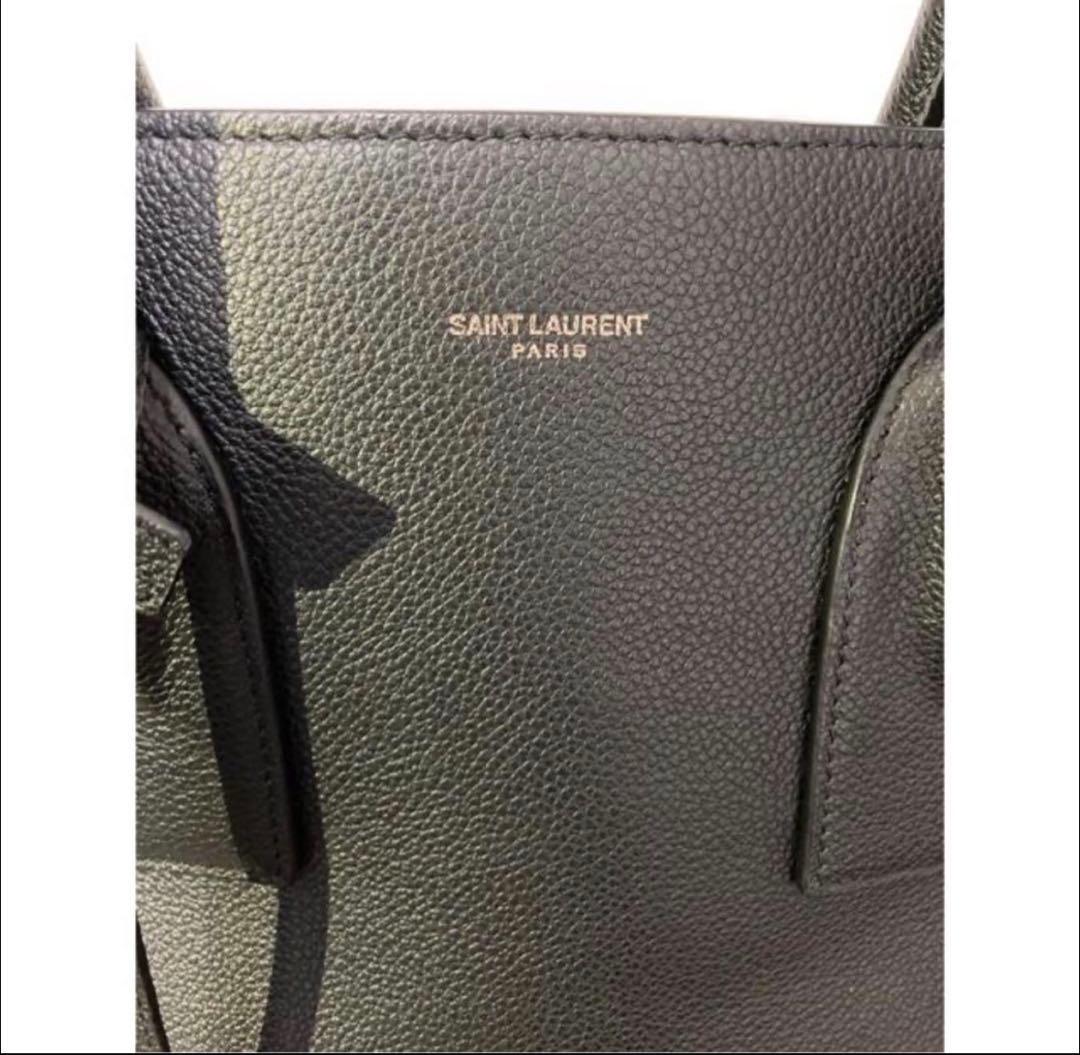 定価38万 美品 サンローラン サックドジュール ラージ ブラックマット