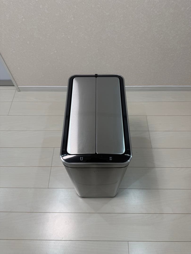 EKO 電動ゴミ箱　45L 自動開閉　両開きタイプ　ステンレス