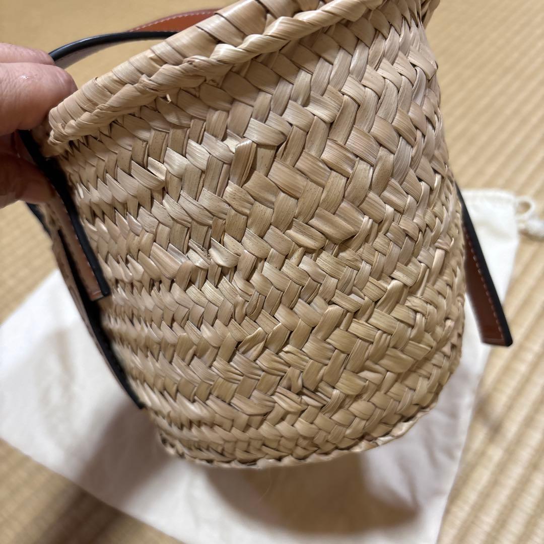 LOEWE ストローかごバッグ ベージュ スモールサイズ