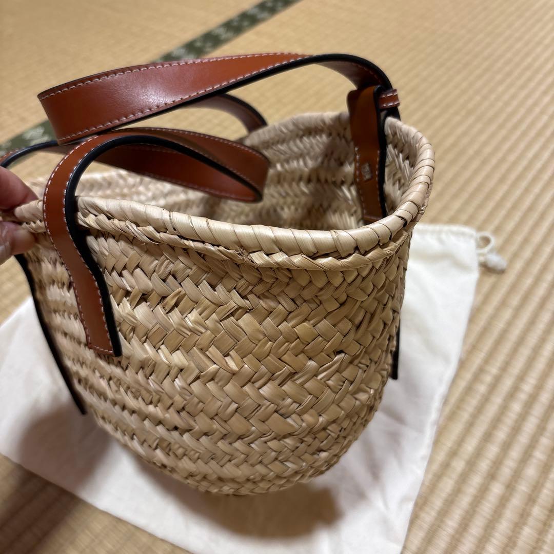 LOEWE ストローかごバッグ ベージュ スモールサイズ
