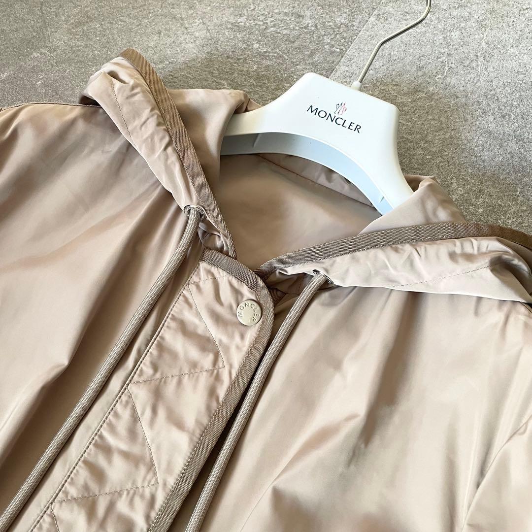 極美品★モンクレール　LEBRIS ロングパーカー　レディース　ベージュ系　1