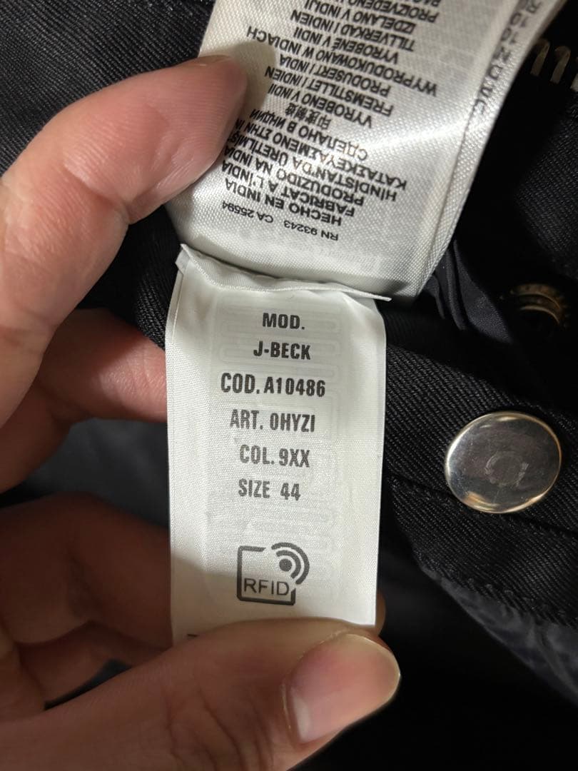 DIESELJ-BeckバイカージャケットBTSジョングク着用サイズ44