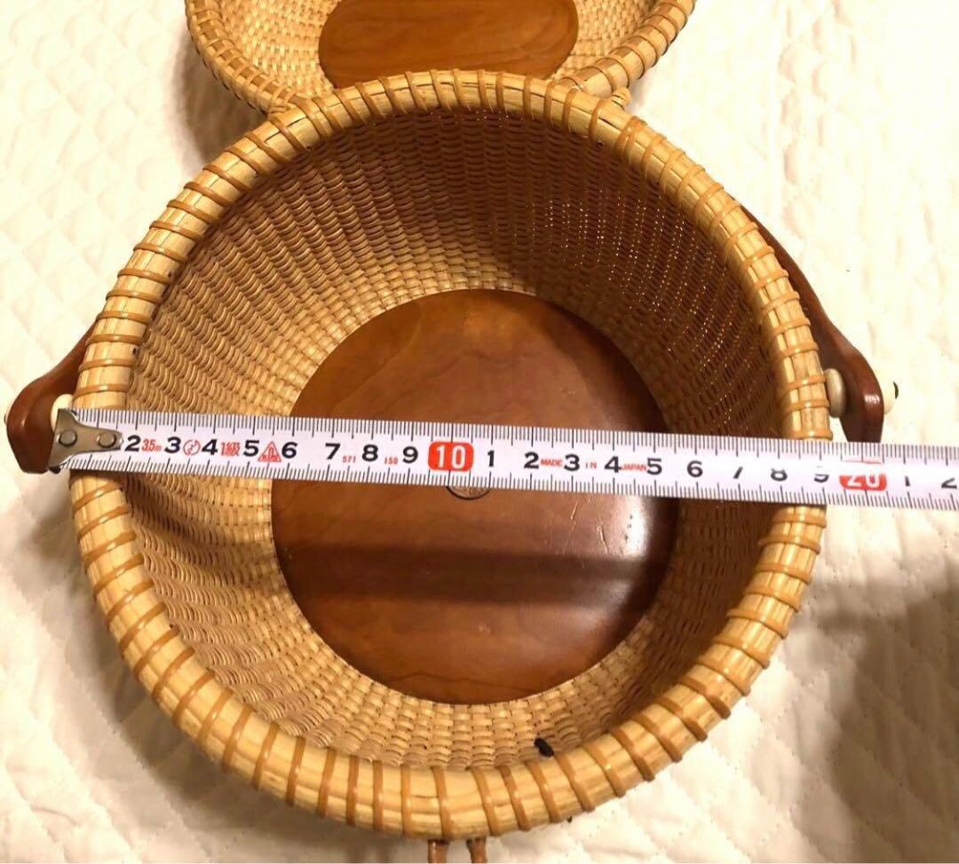 ⭐️ナンタケットバスケット⭐️蓋付きバスケット⭐️フリンジ付き⭐️