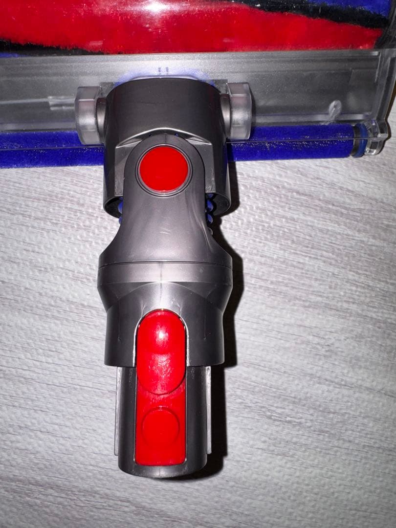 Dyson V8 パープル　本体、ヘッドともに分解洗浄済み