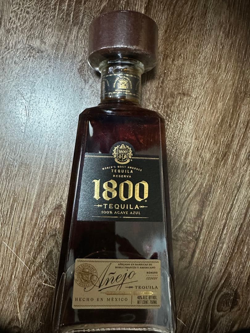 1800 Añejo Tequila 100% Agave12本