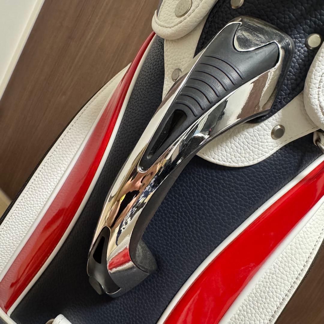 美品トミーヒルフィガーゴルフ/THE FACEキャディバッグ/THMG7SC1