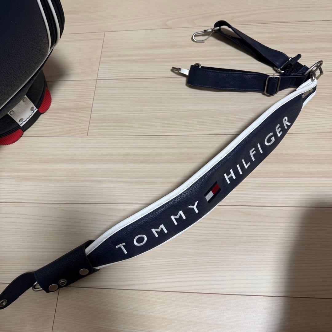 美品トミーヒルフィガーゴルフ/THE FACEキャディバッグ/THMG7SC1