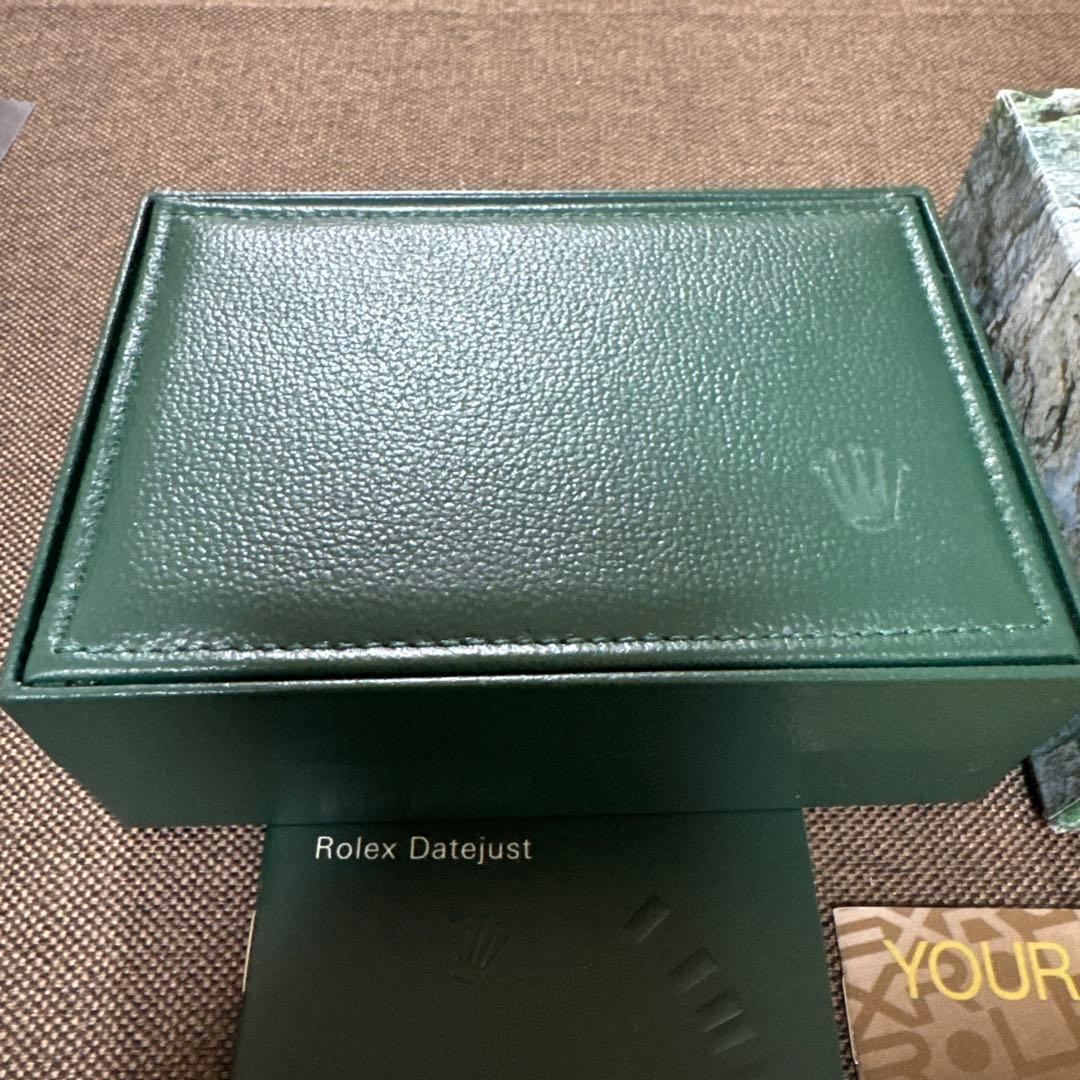 ロレックス デイトジャスト 箱のみ　未使用保管