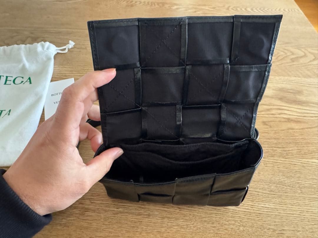 現行　カセット　ショルダー　ブラック　ギャランティカード