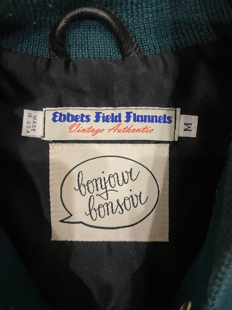 【希少コラボ】Ebbets Field Flannels スタジャン M USA