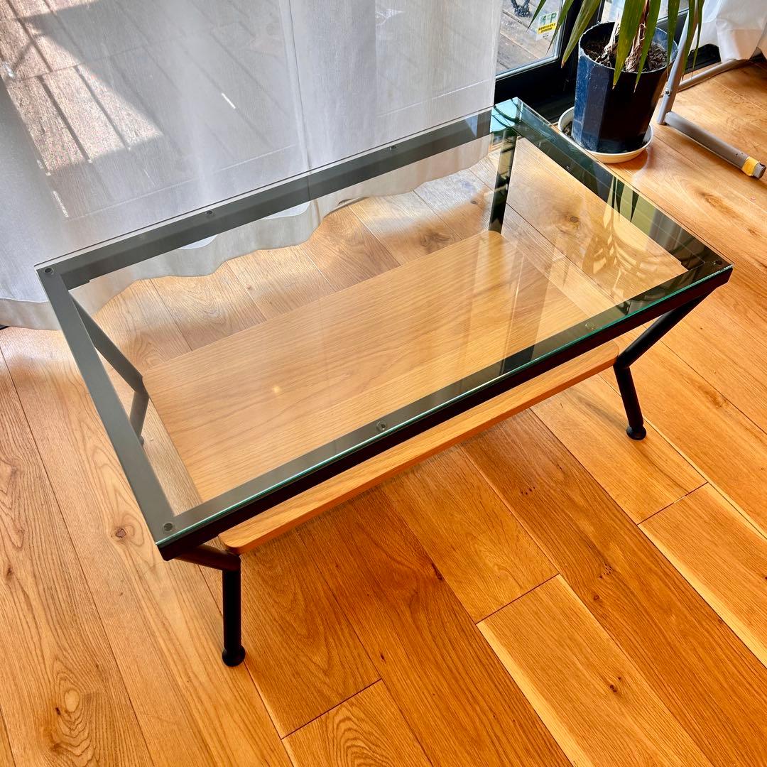 美品 フランフラン　コーヒーテーブル　ガラステーブル