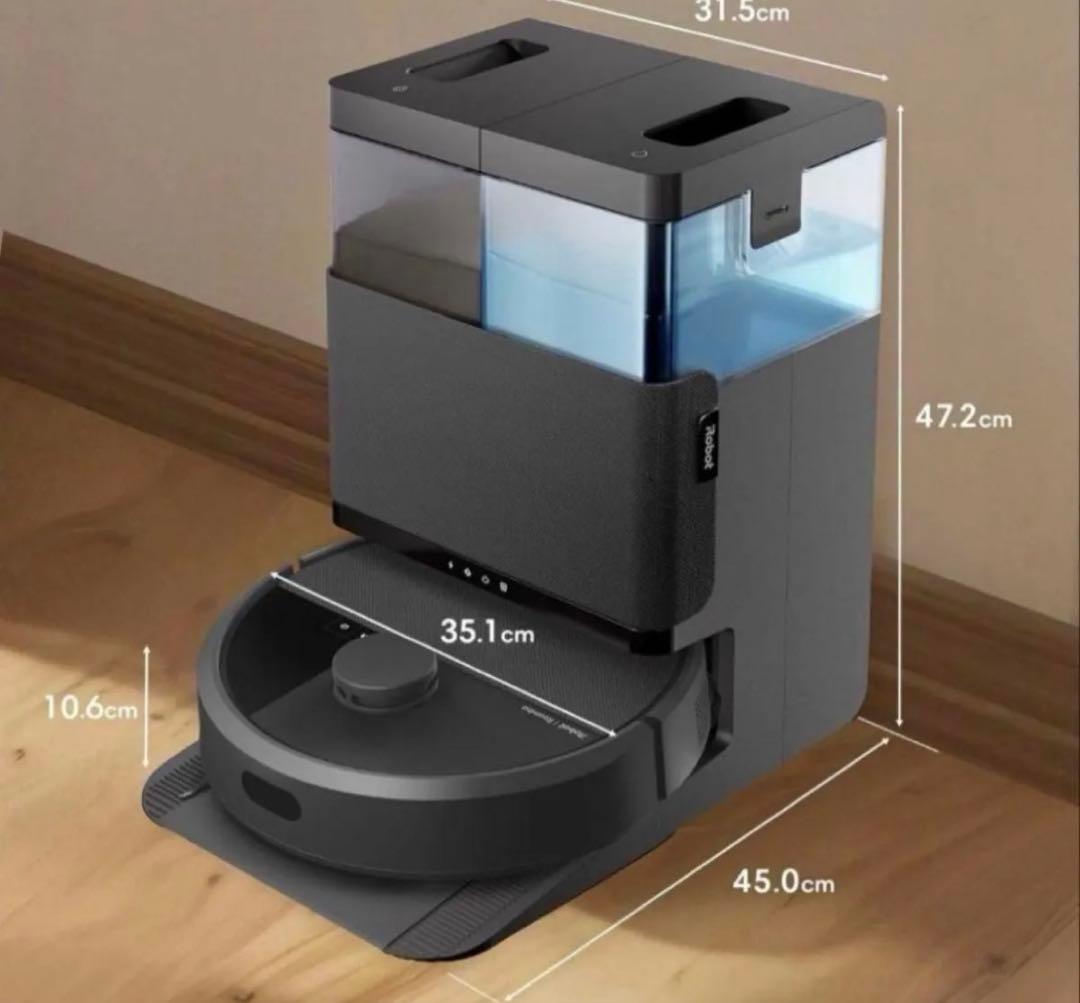 ルンバPlus 405Comboロボット + AutoWash 充電ステーション