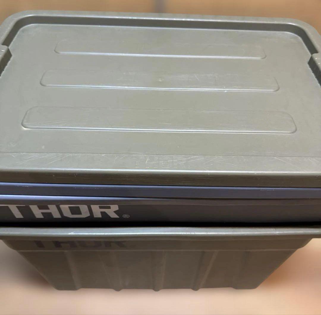 k*n様 THOR 75L コンテナボックス　2個セット｜アウトドア・収納｜中古