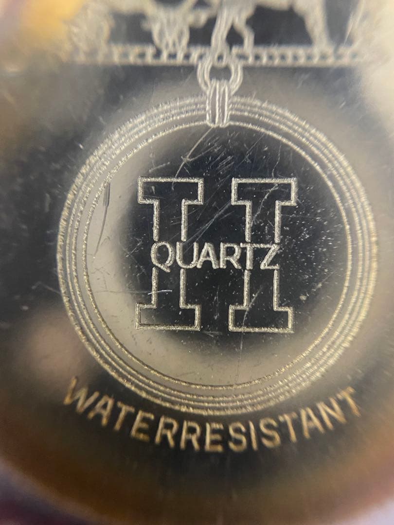 3-1935 エルメス アルソー QZ ボルドー文字盤 レディース腕時計