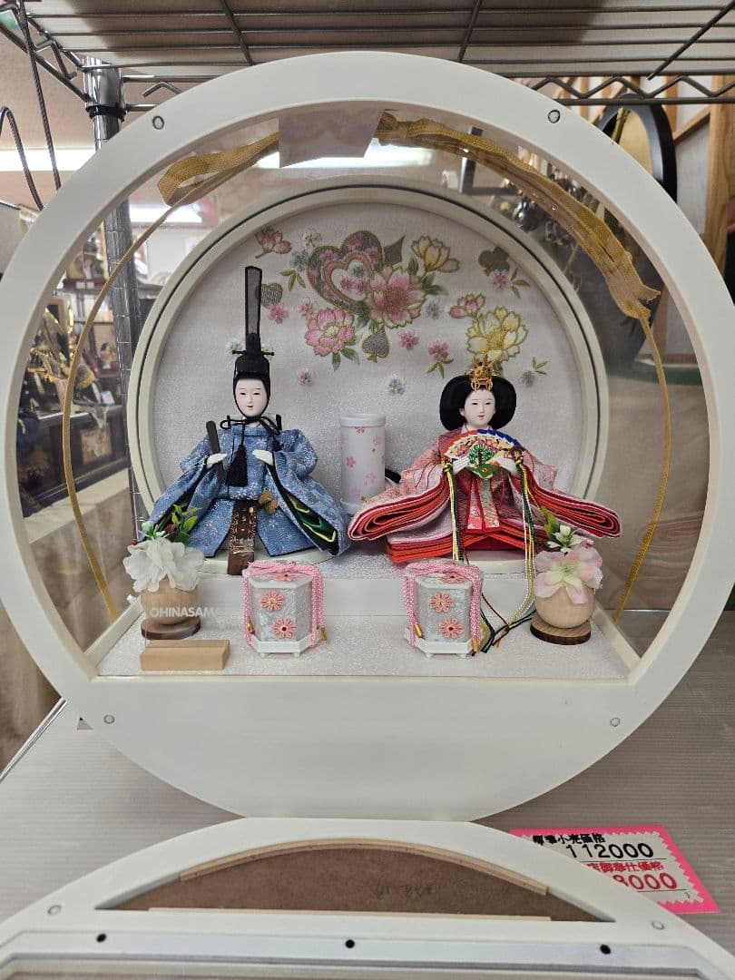 【りなりな】雛人形　ケース飾り　※閉店セール　K7