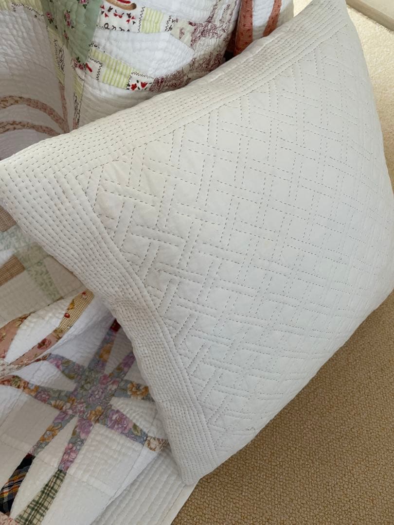 ハンドメイド パッチワーク 大判 /ベッドカバー /マルチカバー/コタツカバー