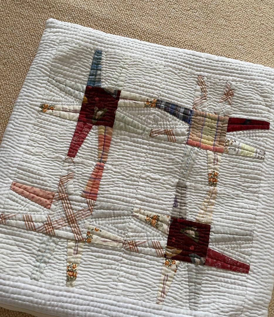 ハンドメイド パッチワーク 大判 /ベッドカバー /マルチカバー/コタツカバー