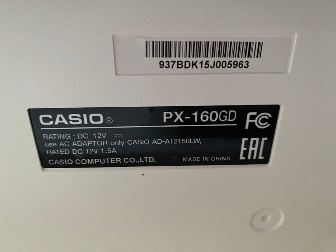 CASIO Privia PX-160 電子ピアノ