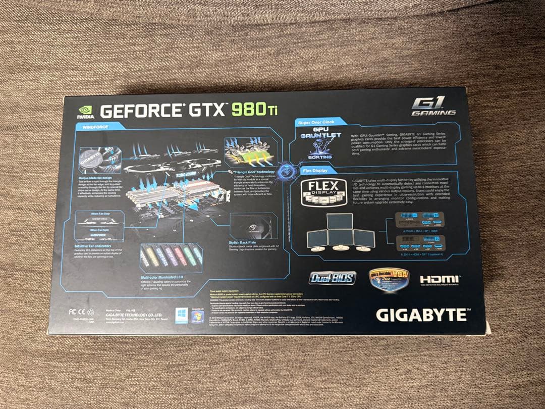 t*o様 GIGABYTE GTX980Ti 箱付き