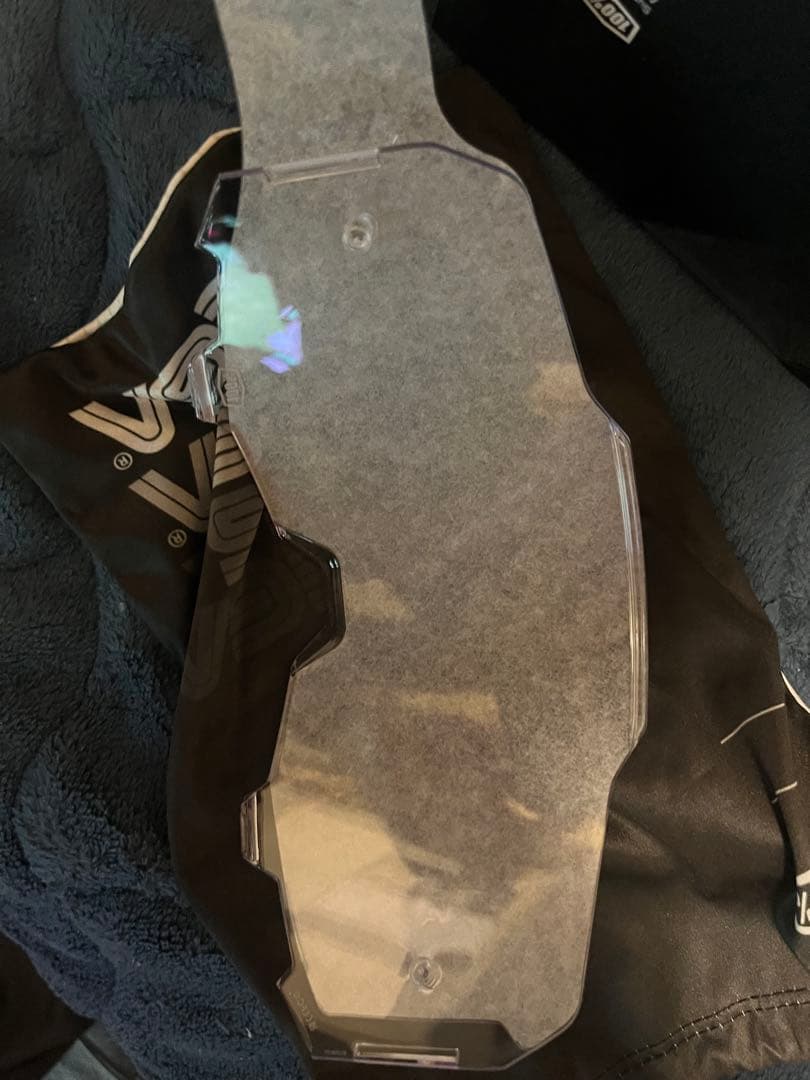 u -　100% ARMEGA オフロードゴーグル ブラック　シルバー