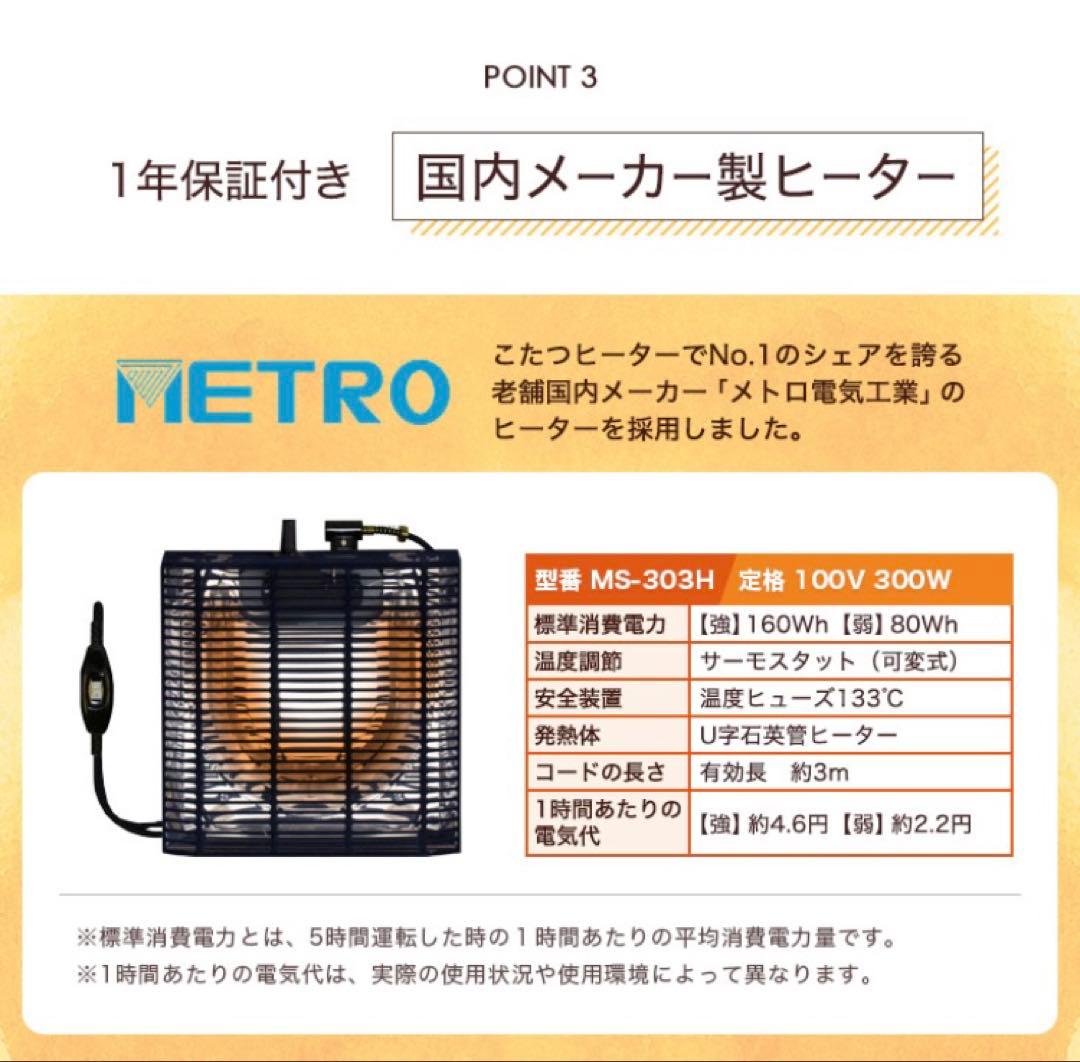 こたつテーブル　布団セット