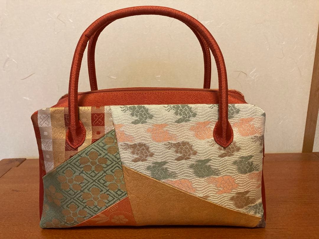 【最終価格】和装バック　古典柄