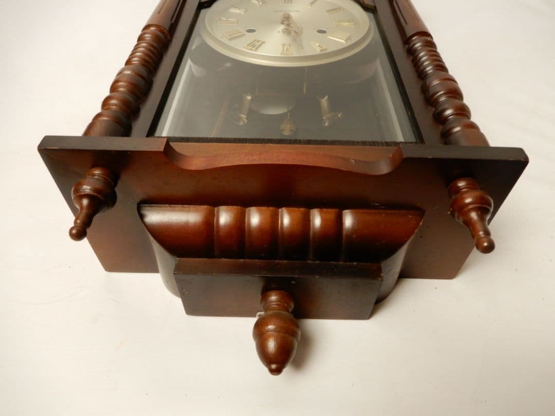 【入手困難 未使用品】アイコウシャ ゼンマイ式振り子時計