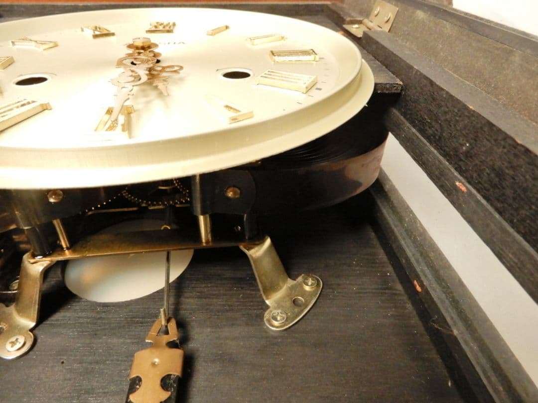 【入手困難 未使用品】アイコウシャ ゼンマイ式振り子時計