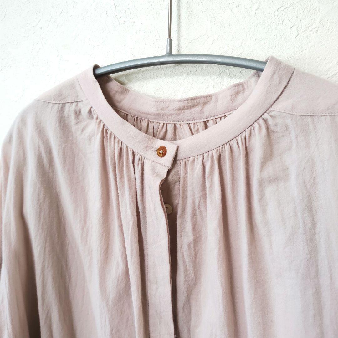 MAGALI マガリ 天日干しコットンローン フリル袖 ブラウス