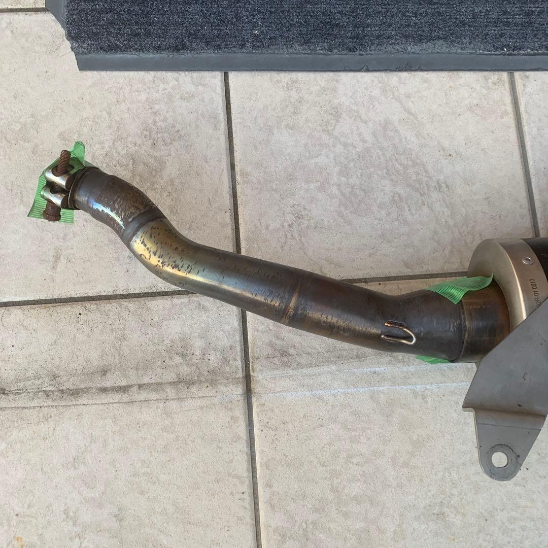 スズキバーグマン400 用MIVV イタリアンスタイル ブラックマフラー