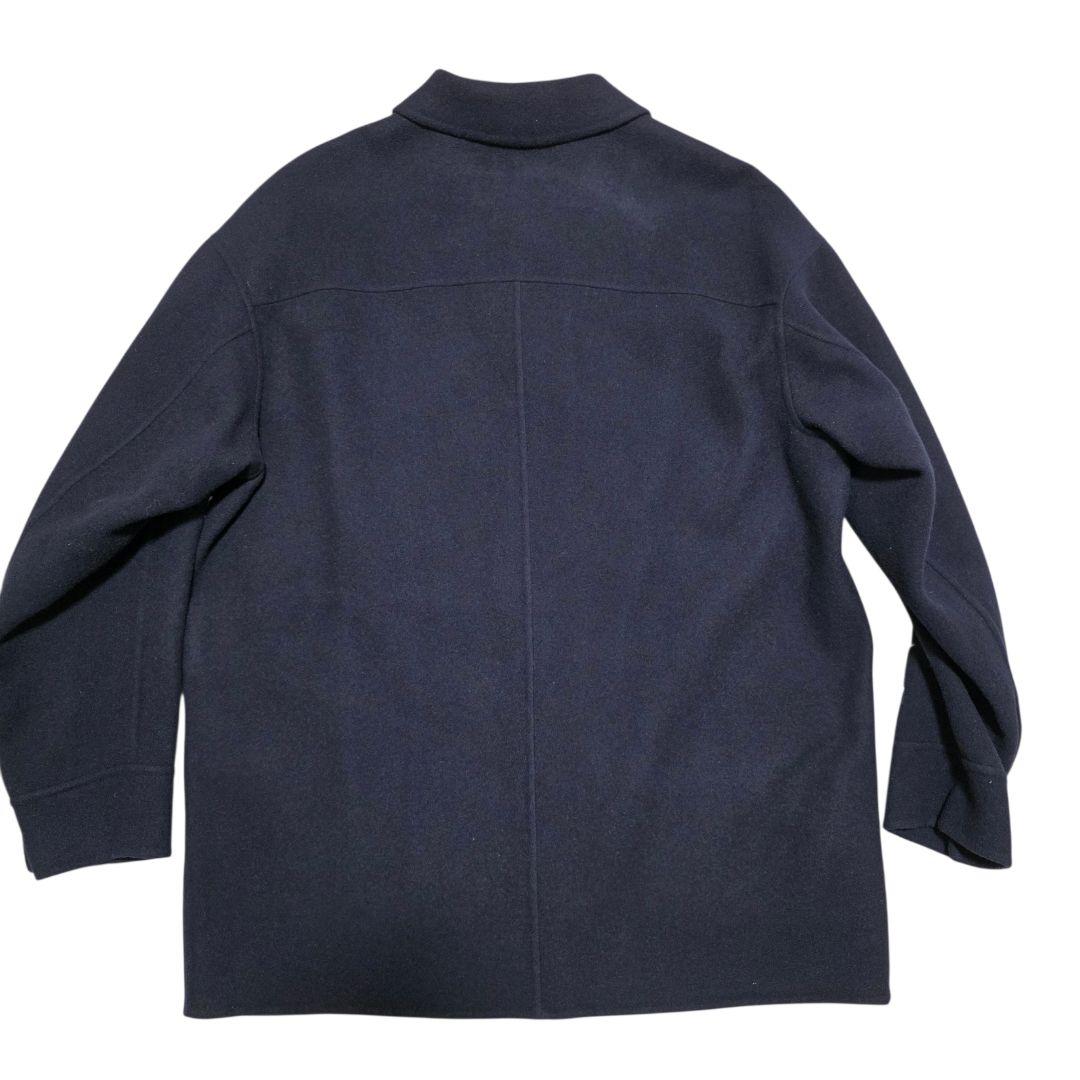 タグ付き JILSANDER×UNIQLO ウールブランドオーバーサイズシャツS