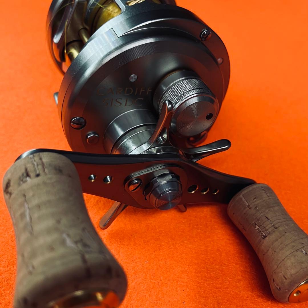 【極美品】SHIMANO CARDIFF 51SDC 左ハンドル シマノ ベイト