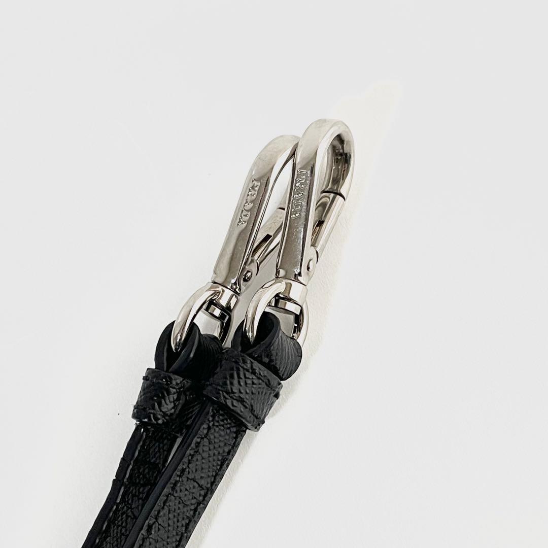【良品】PRADA プラダ 2way チェーン ハンドバッグ キルティング 黒