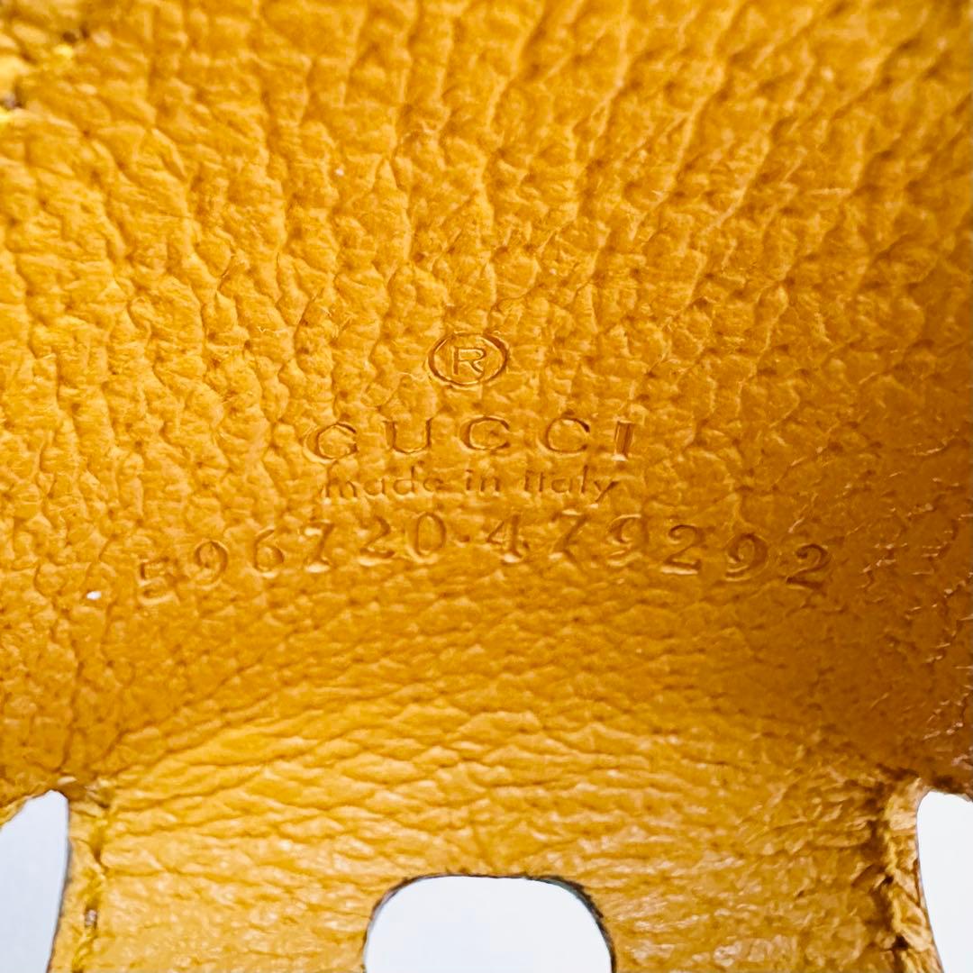 【希少×美品】GUCCI グッチ AirPodsケース GGフローラ チャーム