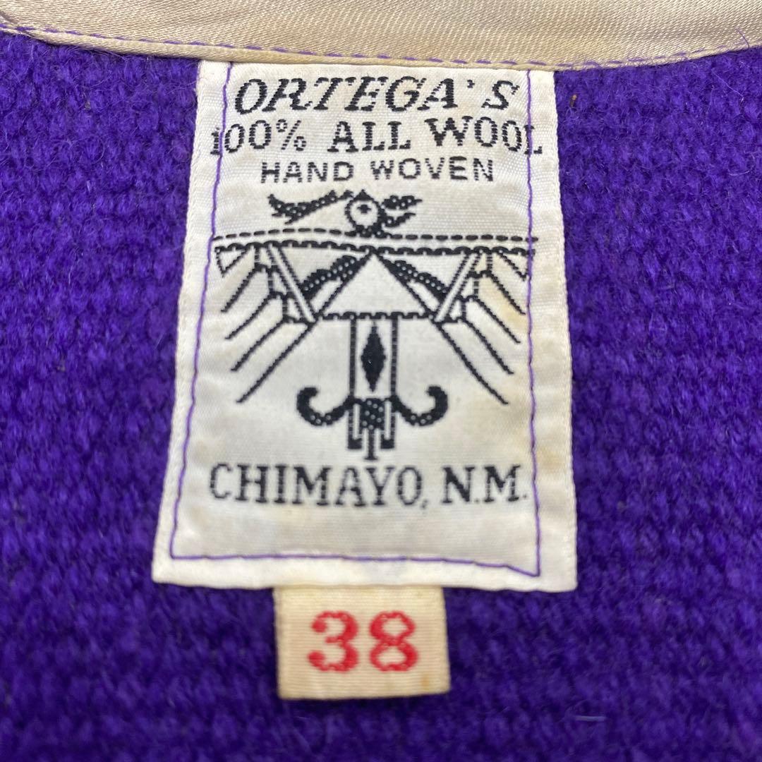 希少 オルテガ サンダーバード柄 38スクエア　チマヨベスト ORTEGA’S