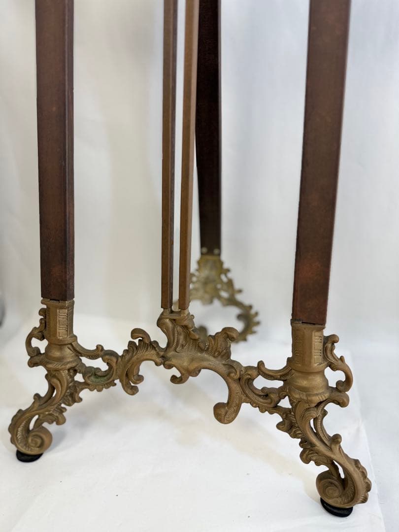 W 真鍮製 アンティーク調 大型イーゼル クラシック エレガント 高さ120㎝