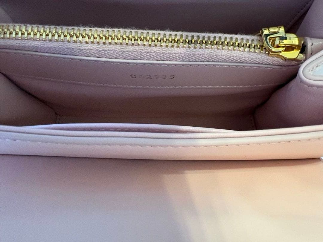 【美品】セリーヌ　セーズ　ミニ16 パステル　ピンク　ショルダー　ハンドバッグ